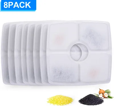 Produktbild von Katze Wasser Brunnen Filter Ersatzfilter fue r Pet Flower Veken Brunnen Katze Wasser Brunnen 8 STue CKE