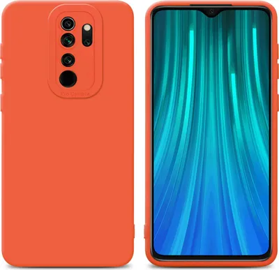 Produktbild von Cadorabo Hülle für Xiaomi RedMi NOTE 8 PRO Schutz Hülle in Orange TPU Silikon Etui Case Handyhülle