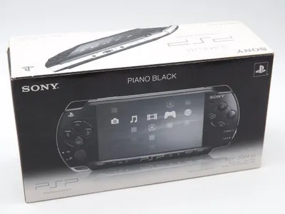 Produktbild von Sony Playstation Portable PSP 2004 Slim & Lite Handheld - Zustand: Gut Schwarz