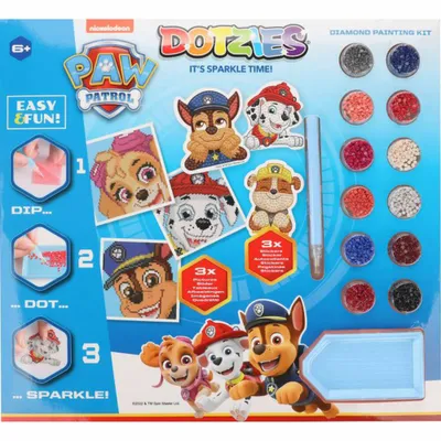 Zdjęcie produktu dla Zestaw Dotzies by Diamond Dotz Paw Patrol