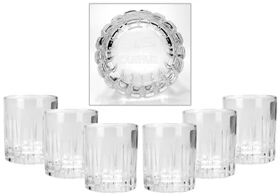 Produktbild von Campari Shotglas Glas Gläser Set - 6x Shotgläser