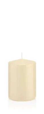 Produktbild von INNA-Glas Wachskerze Maeva, creme, 10cm, Ø 7cm, 42h -  Germany - Stumpenkerze - Windlicht Kerze