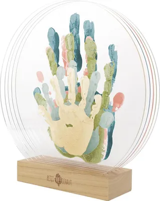 Imagen del producto de PETIT ARTICHAUT, marco transparente, "Family Colors", de colores variados