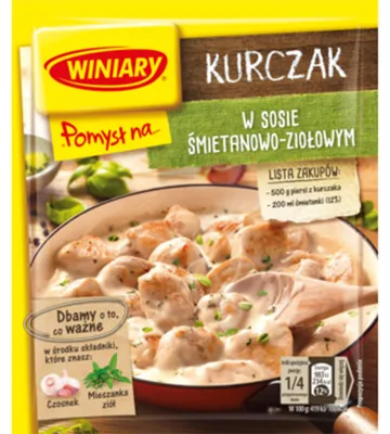 Obrázok produktu pre Pomysł na Kurczaka Winiary Śmietanowo-Ziołowym 30 g