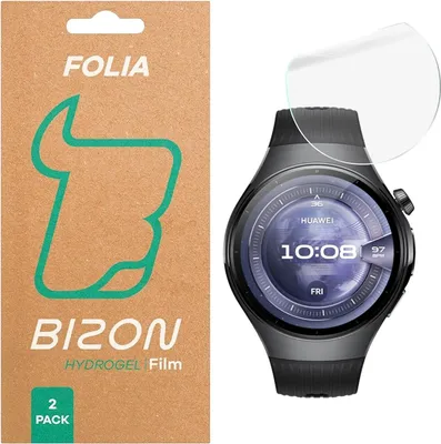 Produktbild von Bizon Glas Uhr Hydrogel Huawei Watch 5 46mm [2 PACK]