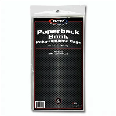 Produktbild von BCW Paperback Book Polypropylene Bags (100 ct.)