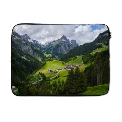 Produktbild von MuchoWow® Laptop Hülle 13 Zoll Berge in Österreich Laptoptasche - Laptophülle - Sleeve - Rundumschutz