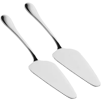 2 Tortenheber aus Edelstahl 304, spülmaschinengeeignet, 22,5 cm