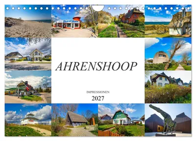 Produktbild von Ahrenshoop Impressionen (Wandkalender 2027 DIN A4 quer), CALVENDO Monatskalender