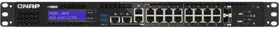 Productafbeelding van QNAP Smart Edge QGD-1602 - Switch - Smart - 2 x 10 Gigabit SFP+ + 8 x 2.5GBase-T + 8 x 10/100/1000 - voor montage in een rack