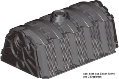 Produktbild von Sicker-Tunnel Set LKW befahrbar 1.200 Liter GRAF 230021
