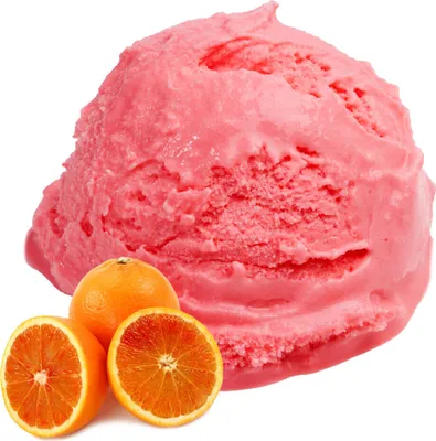 Immagine prodotto di Gelato vegano allo yogurt all'arancia rossa in polvere senza zucchero e senza lattosio 1 kg