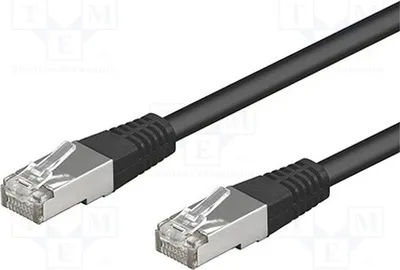Productafbeelding van 1x 2 68669 RJ45-kabel, 2 meter, PVC, Cat5e, zwart