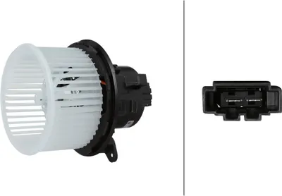 Produktbild von Innenraumgebläse 12 V 252 W 2-polig HELLA passend für u.a. PEUGEOT 208