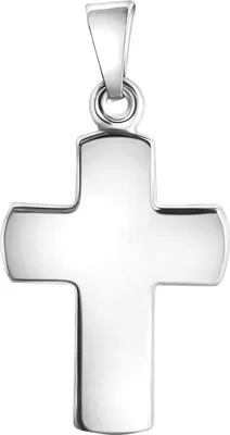 Produktbild von V Anhänger 925/- Sterling Silber 2,8cm weiß 203240092