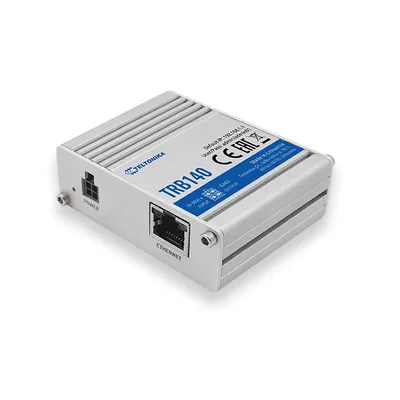 Obrázek produktu pro Teltonika TRB140, Digitální a analogový, Vstup/výstup, RJ-45, SSH, CLI, NAT, DDNS, OpenVPN, Zelená, 9 - 30 V