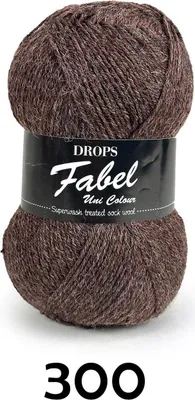 Produktbild von DROPS Fabel Uni Colour 300 braun