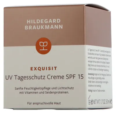 Produktbild von Hildegard Braukmann Exquisit UV Tagesschutz Creme SPF 15 (50 ml)