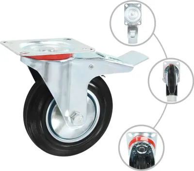 Produktbild von vidaXL 8 Stk. Lenkrollen 160 mm