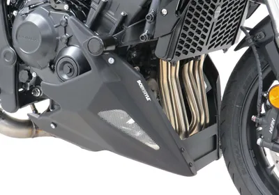 Produktbild von BODYSTYLE Raceline Bugspoiler schwarz-matt ABE