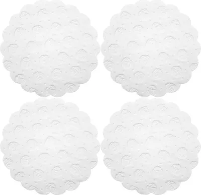 Produktbild von 20 Untersetzer Tassendeckchen in Weiß 9cm