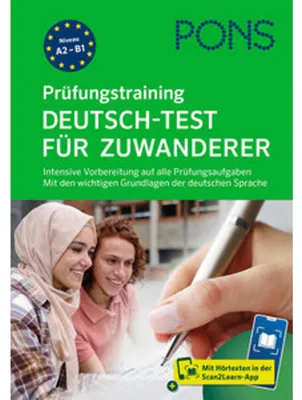 Obrázek produktu pro PONS Prüfungstraining Deutsch-Test für Zuwanderer