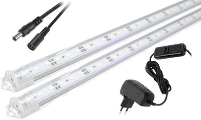 Image de AQUALED Luminaires LED 2x30cm Blanc Chaude/Froide