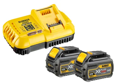 Immagine prodotto di DeWalt XR FLEXVOLT Starter Set T2 - Caricabatterie DCB 118 + 2x Batterie da 6,0 Ah