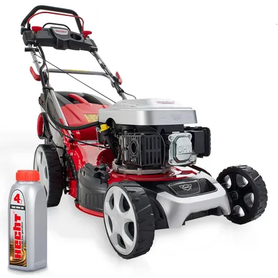 Produktbild von HECHT 5484 SXE Rasenmäher Benzin | mit Antrieb | Elektrostart | 46 cm Schnittbreite | 5 PS | 5in1 | 60L Fangkorb
