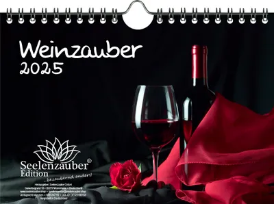 Produktbild von Weinzauber DIN A5 Wandkalender für 2025 Wein und Weinberge - Seelenzauber
