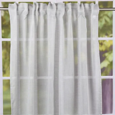 Produktbild von Schal Fertiggardine mit Schlaufenband Struktur meliert grau 140x245cm