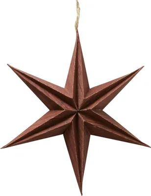 Produktbild von BOLTZE Dekohänger Stern Kassia braun 20cm