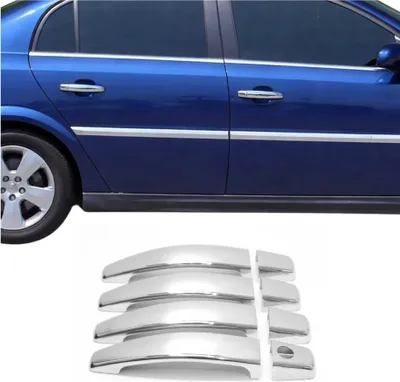 Image de Couverture de poignée de porte pour Opel Corsa E 2015-2019 en Acier Inoxydable