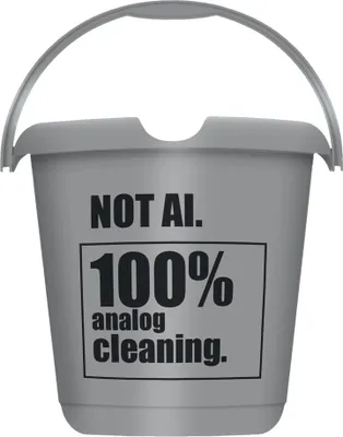 Produktbild von keeeper Deco-Putzeimer ilvie "Not AI" rund 10 Liter