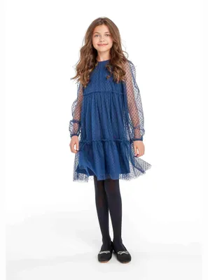Produktbild von Minoti kleider Blau Gr. 110 für Mädchen