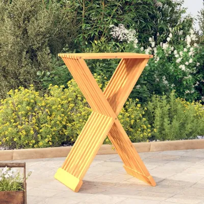 Produktbild von Möbel Klapphocker 40x32,5x70 cm Massivholz Teak - Hocker 316164