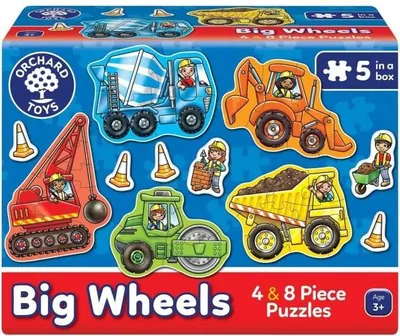 Image de Les tracteurs - Puzzle - ORCHARD