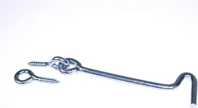 Zdjęcie produktu dla Hak sztormowy z oczkami 120x5mm ocynkowany galwanicznie na niebiesko