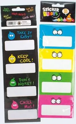 Produktbild von TRENDHAUS Sticker 8er Set zum Beschriften 0 0 0