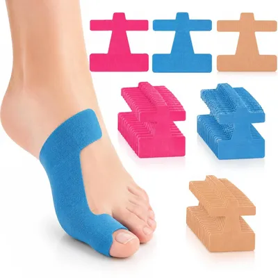 Obrázok produktu pre Kinezio pásky pre hallux valgus (deformácia palca), 30 kusov