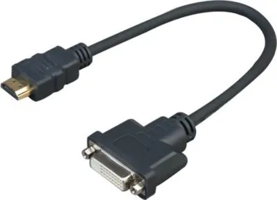 Produktbild von Vivolink PROHDMIADAPDVI, 0,2 m, HDMI Typ A (Standard), DVI-D, Männlich, Weiblich, Gerade