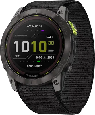 Produktbild von Garmin Enduro 2 Sapphire Solar DLC Titan schwarz/schiefergrau