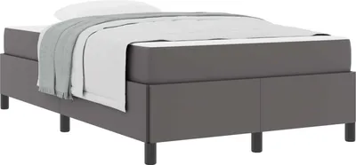Immagine prodotto di vidaXL Struttura letto con materasso grigio 120 x 200 cm in tessuto
