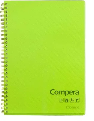 Produktbild von Compera B5 Ringnotizblock 80 Blatt CPB5801 Transparent