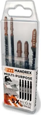 Produktbild von MandreX Mehrzweck Stichsägen Sortiment 5-teilig