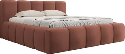 Produktbild von MIRJAN24 Polsterbett Kevson mit Bettkasten, Ehebett, Doppelbett, Schlafzimmer (Farbe: Kronos 29, Größe: 180x200 cm)