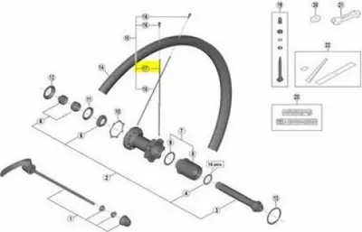 Produktbild von Shimano Rs700 C30 Tubeless Hintere Rechte Speichen 1 Einheit Grau 297 mm Grau 297 mm