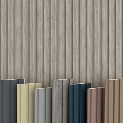 Produktbild von BEATS Lamellen 2,75m HEXIM MDF Holz Lamellenwand Wandverkleidung Lamellenpaneele Wand Paneele stoßfest