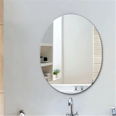 Image de Miroir ovale sans cadre, avec bordure polie