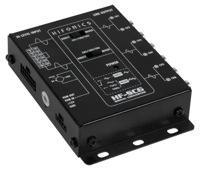 Immagine prodotto di HIFONICS 6 canali Alto-Basso livello Konverter Autoradio HF-SC6 (con EPS)